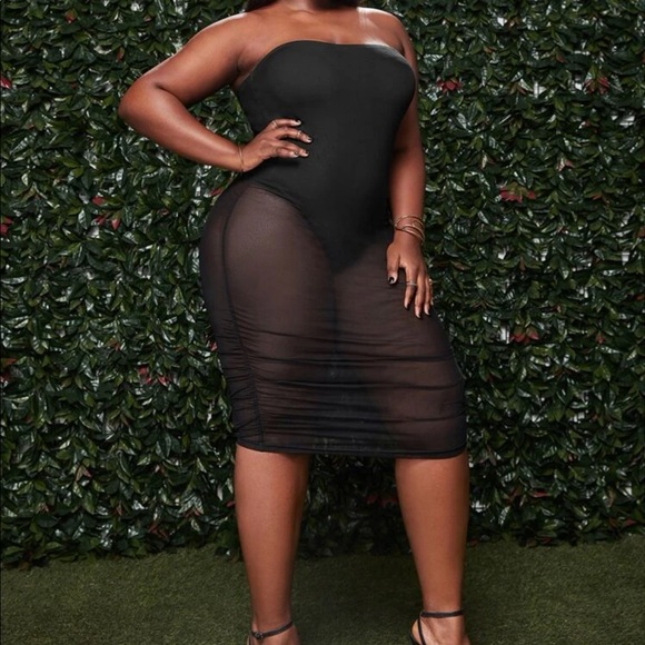 SHEIN Dresses & Skirts - Hottt black bodycon tube dress - never worn